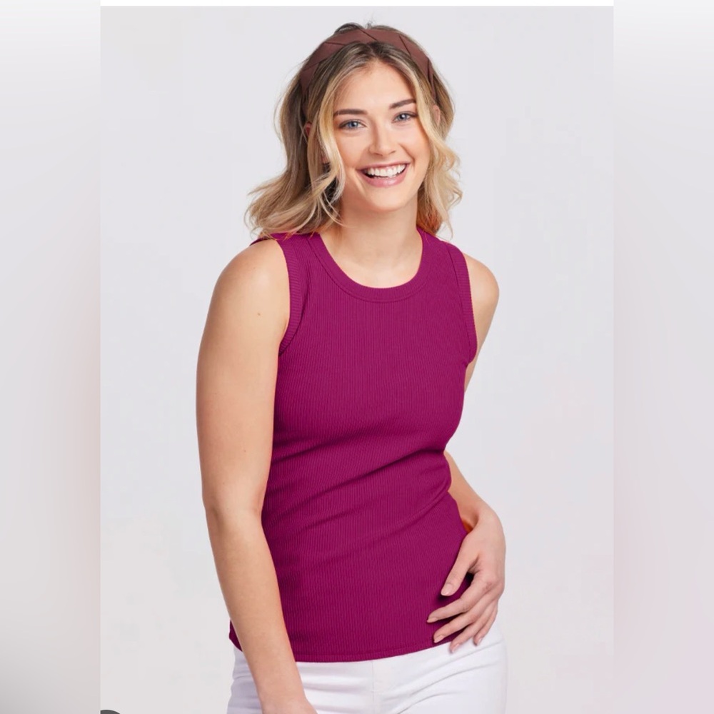 NEW WoolX Reagan ribbed tank